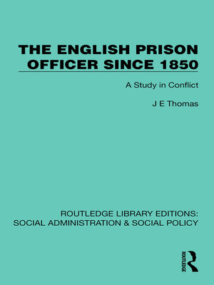 cover image of The English Prison Officer Since 1850